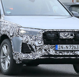 アウディ Q7 改良新型プロトタイプ（スクープ写真）