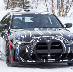BMW Mが開発する高性能4モーターEVのプロトタイプ（スクープ写真）