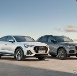 アウディ Q3スポーツバック ハイスタイル(左)とQ3スポーツバック ハイスタイル(右)