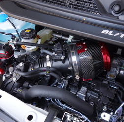 カーボンパワー・エア・クリーナー HONDA N-BOX CUSTOM JF5用装着例装着写真