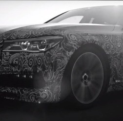 アルピナの新型車の予告イメージ