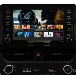『カシムラ・KD-255』を接続したときの「CarPlay対応機」の画面表示例。