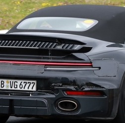 ポルシェ 911 ターボSカブリオレ 改良新型のプロトタイプ