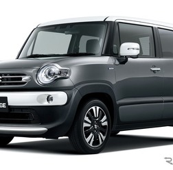 スズキ・クロスビー（TWO TONE）：ミネラルグレーメタリック×ホワイト2トーンルーフ