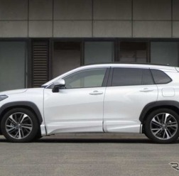 サステックX-LIMIT SPRING トヨタ・カローラクロス装着例(フロント:36mmダウン / リア:46mmダウン)