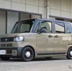 タナベ サステックNF210　N-BOX JOY装着例（フロント：27mmダウン / リア：37mmダウン）