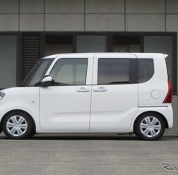 サステックプロCR ダイハツ・タント装着例(最下部車高:フロント 64mmダウン / リア 71mmダウン)