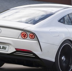 メルセデスAMG GT 4ドアEV の予想CG