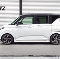ブリッツ DAMPER ZZ-R　ダイハツ・ムーヴ2WD装着例（ダウン量：フロント 40mmダウン / リア 38mmダウン）