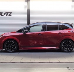 ブリッツ DAMPER ZZ-R オーラニスモ装着例(基準車高:フロント 18mmダウン / リア 17mmダウン)