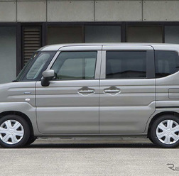 タナベ サステックプロCR フレアワゴン装着例(最上部車高:フロント 14mmダウン / リア 23mmダウン)