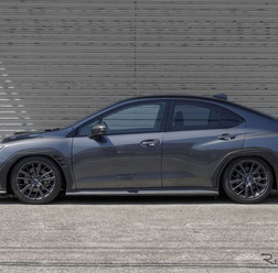 ラルグス SpecS WRX S4装着例（全下げ時：フロント 54mmダウン / リア 66mmダウン）