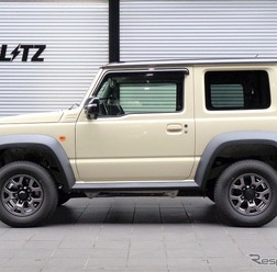 ブリッツ DAMPER ZZ-Rリフトアップモデル ジムニーシエラ装着例(基準車高:フロント 35mmアップ / リア 35mmアップ)