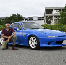 tina@GC8&NA6さん マツダ・ロードスター NA6CE…CARTUNE ALL USERS MEET神戸