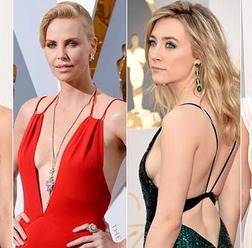ブリー・ラーソン＆シャーリーズ・セロン＆シアーシャ・ローナン＆オリヴィア・ワイルド／【第88回アカデミー賞】(C)Getty Images