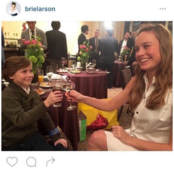ブリー・ラーソンのインスタグラムより