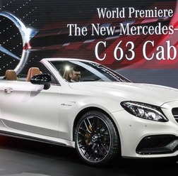 メルセデス AMG C63 カブリオレ（ニューヨークモーターショー16）