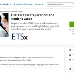 ETSがMOOCで配信するTOEFL準備コース「TOEFL Test Preparation:The Insider’s Guide」