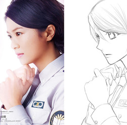 笠原郁(榮倉奈々)ver比較 - (C) 2015“Library Wars -LM-”Movie Project