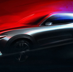マツダ 新型CX-9（スケッチ）