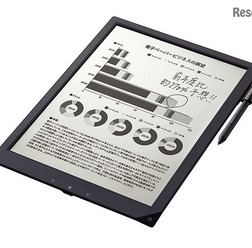 電子ペーパーを採用した製品の例(ソニー製「DPT-S1」)