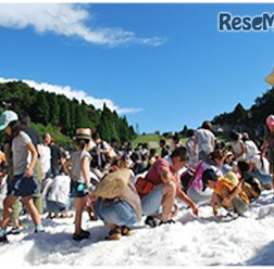 「真夏の雪まつり」開催時のようす