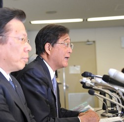 過去販売の車種についても不正を認めた三菱自動車の会見（6月17日・国交省）