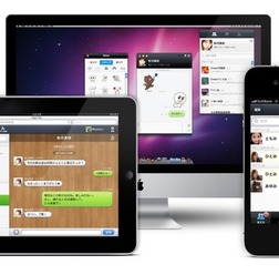 LINEは、スマホでもタブレットでもPCでも同様に利用可能(同社公式ブログより)