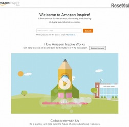 「Amazon Inspire」ベータ版サイト