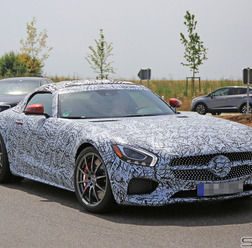 メルセデス AMG GT ロードスター　スクープ写真