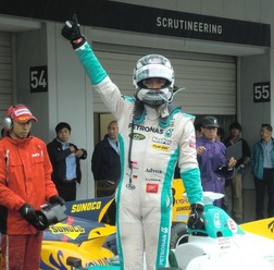 SFの今季最終戦鈴鹿、第1レースを勝ったアンドレ・ロッテラー。