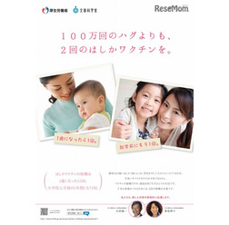 麻しんの予防接種についてのポスター