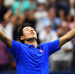 錦織圭が全米オープン4強入り(2016年9月7日)