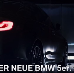 BMW 5シリーズセダン 次期型の予告イメージ