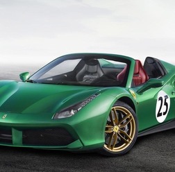 フェラーリ 488スパイダーのザ・グリーン・ジュエル