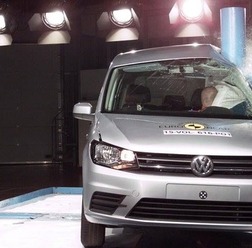 ユーロNCAPの新型VWキャディ の衝突テスト