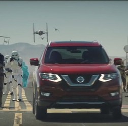 日産 ローグ のスター・ウォーズ仕様の予告イメージ