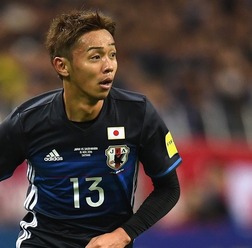 サッカー日本代表の清武弘嗣 参考画像(2016年11月15日)