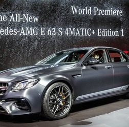 新型メルセデスAMG E 63 S エディション1