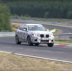 BMW X3 M スクープ動画
