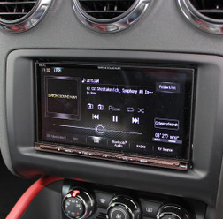 カーオーディオクラブ(大阪府)製作のデモカー、Audiのメインユニット。