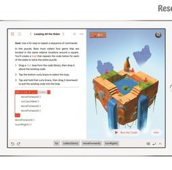 Swift Playgrounds　実際の操作画面のイメージ