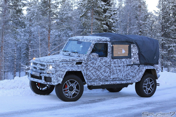 メルセデス G500 4x4スクープ写真