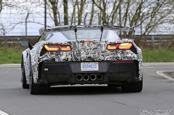 シボレーコルベットZR1スクープ写真