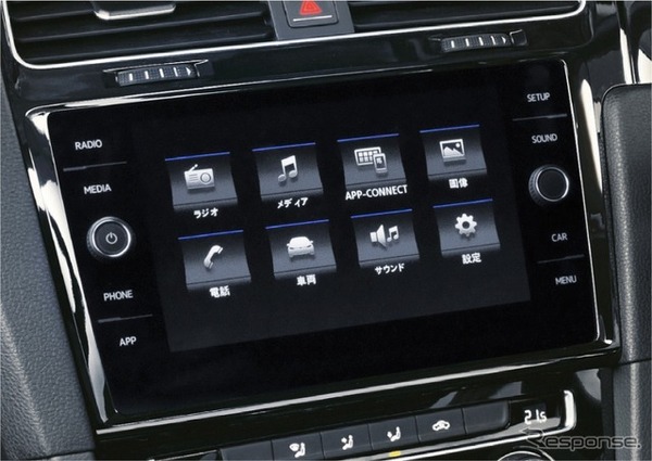 VW ゴルフ ヴァリアント 純正インフォテイメントシステム“Composition Media”
