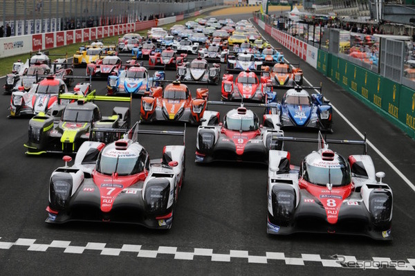 トヨタ勢はルマン現地でのテストデーを1-2-3タイムで終えた。