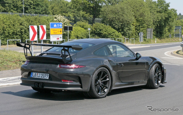 ポルシェ 911 GT3 RS 次期型 スクープ写真