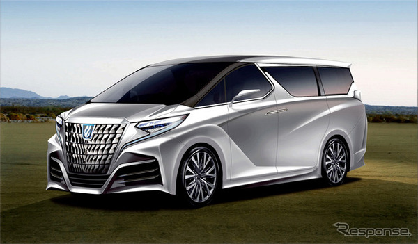 トヨタ アルファード 次期型 予想CG