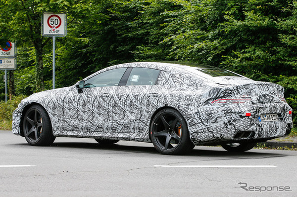 メルセデス AMG GT 4ドア スクープ写真
