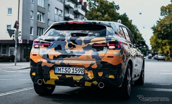 BMW X2 の開発プロトタイプ車両